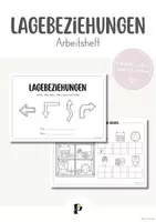 Vorschau - Arbeitsblätter - Lagebeziehungen - Arbeitsheft - Deckblatt