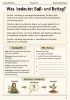 Vorschau - Arbeitsblätter - Buß- und Bettag Arbeitsblatt Klasse 5–6 - Seite 1