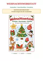 Vorschau - Mal- und Bastelvorlagen - Weihnachten in der Grundschule – kostenloses Mini-Paket - Deckblatt