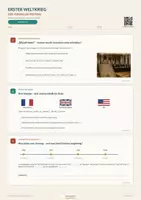 Vorschau - Arbeitsblätter - Erster Weltkrieg: Der Versailler Vertrag, Dolchstoßlegende - Differenziertes Fragenblatt zum Video mit QR-Code und Lösungen - Seite 3