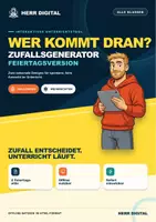 Vorschau - Interaktives Material - Wer kommt dran?! – Digitaler Zufallsgenerator | Halloween & Weihnachten - Deckblatt
