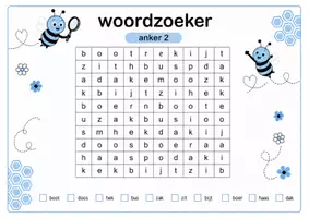 Voorbeeld - 🔎 Woordzoekers – Veilig leren lezen (zoem) | anker start t/m 8 - Pagina 3