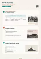Vorschau - Arbeitsblätter - Erster Weltkrieg - Materialpaket mit differenzierten Fragenblätter zu Videos - Seite 2