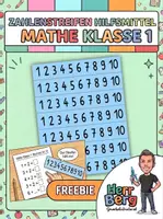 Vorschau - Poster - Zahlenstreifen Hilfsmittel Mathe Klasse 1 - Deckblatt