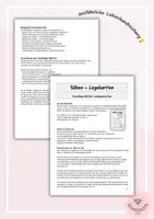 Vorschau - Stundenentwürfe - Lautgetreue Wörter bilden mit Silben | Legekarten & Arbeitsblätter | Deutsch Klasse 1 - Seite 3