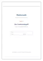 Vorschau - Arbeitsblätter - Funktionsbegriff & Zuordnung – Skript mit Lösungen Klasse 8/9 - Seite 1