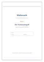 Vorschau - Arbeitsblätter - Funktionsbegriff & Zuordnung – Skript mit Lösungen Klasse 8/9 - Seite 2