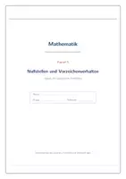 Vorschau - Arbeitsblätter - Nullstellen & Vorzeichenverhalten – Skript Klasse 8/9 - Seite 2