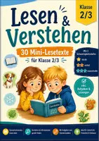 Vorschau - Arbeitsblätter - Lesen & Verstehen – 30 Mini-Lesetexte für Klasse 2/3 - Deckblatt