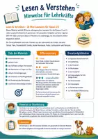 Vorschau - Arbeitsblätter - Lesen & Verstehen – 30 Mini-Lesetexte für Klasse 2/3 - Seite 1