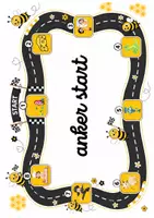 Voorbeeld - 🏎️ Race en schrijf – Veilig leren lezen (zoem) | Anker start t/m 5 - Pagina 1