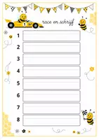 Voorbeeld - 🏎️ Race en schrijf – Veilig leren lezen (zoem) | Anker start t/m 5 - Pagina 2