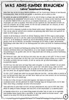 Vorschau - Arbeitsblätter - Rechtschreibung - Grammatik für ADHS-Kids - Seite 1