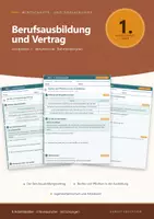 Vorschau - Arbeitsblätter - WiSo Berufsschule Ausbildungsvertrag - Deckblatt