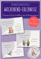 Vorschau - Bildkarten - Bewegungsspiel statt Erzählkreis - Wochenenderlebnisse - Deckblatt