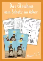 Vorschau - Stundenentwürfe - 4 Gleichnisse Jesu - Materialpaket - Unterrichsstunden - Arbeitsblätter - Seite 1