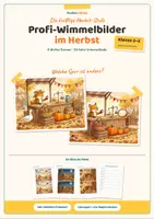 Vorschau - Stundenentwürfe - Finde die Unterschiede Herbst - Fehlersuche Profi-Version Klasse 2 + 3 Wimmelbilder - Seite 1