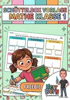 Vorschau - Arbeitsblätter - Schüttelbox Vorlage Mathe Klasse 1 - Deckblatt