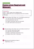 Vorschau - Stundenentwürfe - Komma bei Nebensätzen meistern – Deutsch Klasse 5-6 - Seite 2