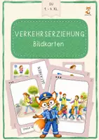Vorschau - Fördermaterial/Inklusion - Verkehrserziehung – Bildkarten ohne Text Klasse 1–4 - Deckblatt