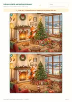 Vorschau - Stundenentwürfe - Fehlersuchbilder-Weihnachten: Finde die Fehler mit Finn-der-Schulfuchs - Seite 2