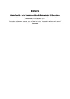 Vorschau - Arbeitsblätter - Berufe I Abschreiben und Leseverstehen.I Differenziert I 5 Varianten - Seite 2