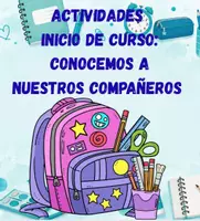 Vista previa - Unidades / Secuencias / Situaciones de Aprendizaje - INICIO DE CURSO y CONOCER A LOS COMPAÑEROS - Portada