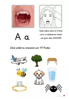 Vista previa - Hojas de trabajo - Método de lectoescritura fonético-gestual. Vol.1: VOCALES - página 3