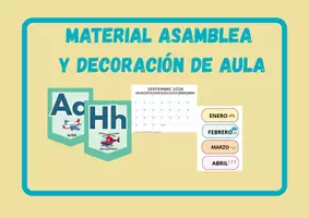Vista previa - Hojas de trabajo - Material de aula y asamblea - página 1