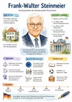 Vorschau - Arbeitsblätter - Lernposter + Arbeitsblätter zum Thema "Frank-Walter Steinmeier" + Lösung & MP3 + Infografik - Deckblatt