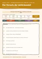 Vorschau - Unterrichtsreihen - Versuche planen und beurteilen – Vertretungsstunde Naturwissenschaften Klasse 5/6 - Deckblatt