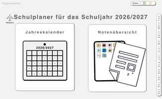 Vorschau - Anderer Materialtyp - Digitaler Lehrerkalender 2026/2027 für Goodnotes | Interaktiver Lehrerplaner - Seite 3