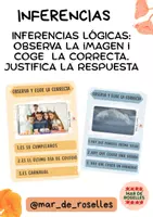 Vista previa - Juegos / Gamificación - CAST INFERENCIAS LÓGICAS: ESCOGE LA CORRECTA - Portada