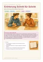 Vorschau - Arbeitsblätter - Erörterung Schritt für Schritt – Meine Meinung überzeugend begründen - vierfach differenziert inkl. eigener Förderversion / DaZ-Version - Seite 1