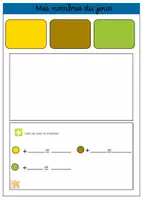 Aperçu - Fiches - rituel de numération et de calcul - Page de couverture