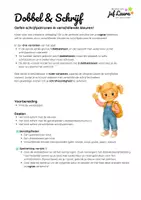 Voorbeeld - Dobbel & Schrijf - Start schooljaar - Pagina 1