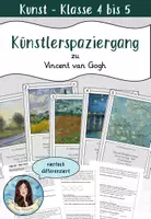 Vorschau - Stundenentwürfe - Künstlerspaziergang - Vincent van Gogh (vierfach differenziert) - Deckblatt