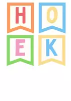 Voorbeeld - Vlaggetjes voor de Boekenhoek | Gezellige Leeshoek Decoratie - Pagina 1