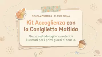 anteprima - Esercizi - Kit accoglienza con la coniglietta Matilda-Classe prima - Pagina 1