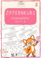 Vorschau - Arbeitsblätter - Ziffernschreibkurs Klasse 1 – Arbeitsblätter 0-10 - Deckblatt