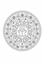 Vorschau - Arbeitsblätter - Kostenlose Weihnachtsmandalas - Freebie - Seite 3