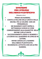 anteprima - Materiale di supporto/inclusione - L’ABACO DA PLASTIFICARE - Pagina 1