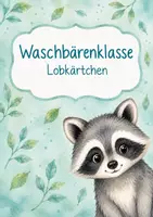 Vorschau - Bildkarten - Waschbärenklasse - Lobkärtchen - 7 Varianten - Deckblatt
