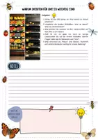 Vorschau - Arbeitsblätter - Insekten – Einstieg und 3-fach differenzierte Sachtexte mit Lösung für Klasse 3–4 - Seite 1