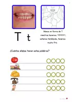 Vista previa - Hojas de trabajo - Método de lectoescritura fonético-gestual. Vol.6: Letra T - página 3