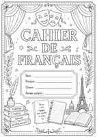 Aperçu - Fiches - Pages de garde - cahier de français - Page 2