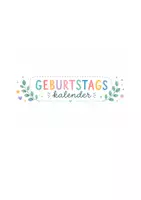 Vorschau - Poster - Geburtstagskalender Regenbogen – 12 Monate + bearbeitbare Namensschilder | Grundschule - Seite 1