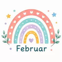 Vorschau - Poster - Geburtstagskalender Regenbogen – 12 Monate + bearbeitbare Namensschilder | Grundschule - Seite 3