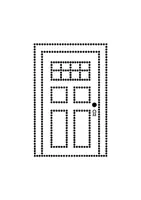 Vorschau - Mal- und Bastelvorlagen - Ausmalbilder & Prickelbilder PAKET - zu Hause / wohnen / Möbel & Räume - Grundschule - Bastelvorlagen - Seite 2