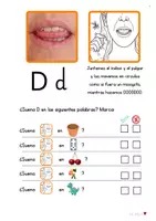 Vista previa - Hojas de trabajo - Método de lectoescritura fonético-gestual. Vol.8: Letra D - página 3